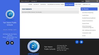 For Parents - Fair Haven Public Schools