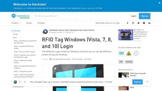 RFID Tag Windows (Vista, 7, 8, and 10) Login - Hackster.io