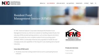 Resident Fund Management Service - National Datacare