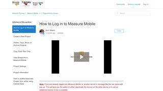 How to Log in to Measure Mobile – Measure Flooring