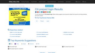 Citi prepaid login Results For Websites Listing - SiteLinks.Info