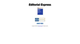 Review of Financial Studies - Welcome to Editorial Express -- User Login