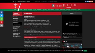 Debentures Index : Debenture Exchange : Debentures | Welsh Rugby ...