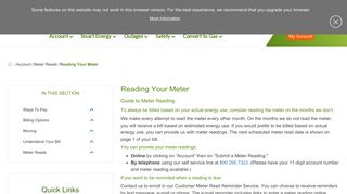 Reading Your Meter - RG&E
