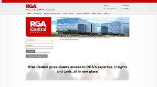 RGA Central Login - Reinsurance Group of America