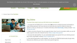 Pay Online - RG&E