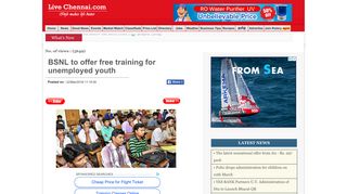 Live Chennai: BSNL to offer free training for unemployed youth,BSNL ...