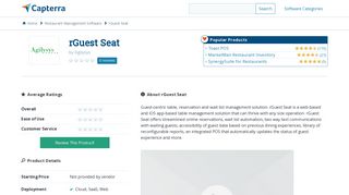 rGuest Seat Reviews and Pricing - 2019 - Capterra