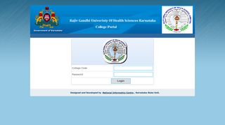 RGUHS - College Portal
