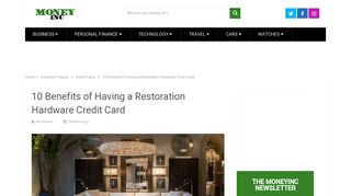 10 Benefits of Having a Restoration Hardware Credit Card - Money Inc