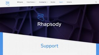 Support & Services | Rhapsody