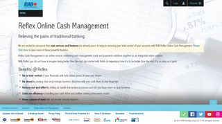 Reflex Online Cash Management - Welcome to RHB Banking Group