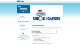 RHB Online Banking