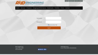 RHD Engineering | Login