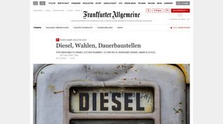 Rhein-Main-Region 2019: Diesel, Wahlen, Dauerbaustellen - FAZ
