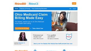 RhinoBill - Ohio Medicaid Home Health Claim Billing