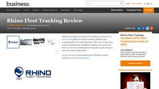 Rhino Fleet Tracking Review 2018 | GPS Fleet Tracking Service ...