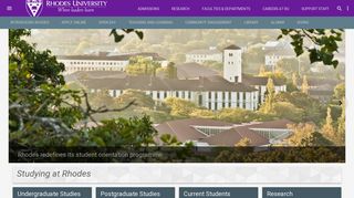 Rhodes University-Where Leaders Learn