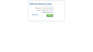 Login - RHP Law Group LLC
