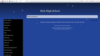 RHS Students - Rich School District