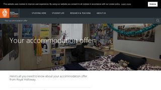 Your accommodation offer - Royal Holloway