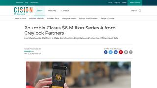 Rhumbix Closes $6 Million Series A from Greylock Partners