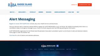 Alert Messaging - Rhode Island Broadcasters Association