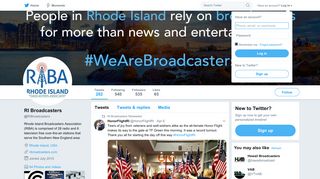RI Broadcasters (@RIBroadcasters) | Twitter