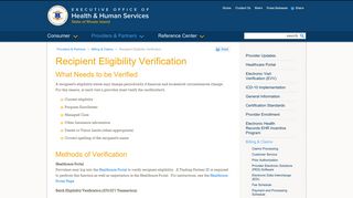 Recipient Eligibility Verification - eohhs - RI.gov
