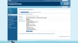 Payroll - RI Transparency Portal - RI.gov