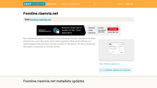 Fx Online Ria Envia (Fxonline.riaenvia.net) - Ria - FxOnline Login