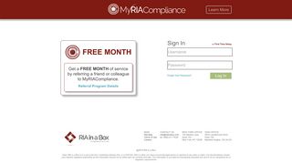 MyRIACompliance - RIA in a Box, LLC