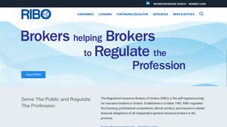 Registered Insurance Brokers of Ontario - RIBO - Brokers Helping ...