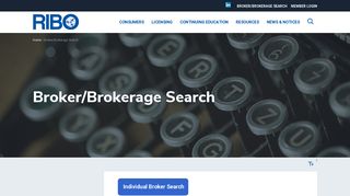 Broker/Brokerage Search - Registered Insurance Brokers of ... - RIBO