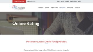 Online Rating - RIC Insurance General Agency