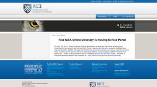 Alumni Resources : Alumni - Jones Graduate School ... - Rice University