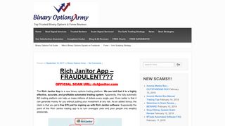 Rich Janitor App – REAL DEAL OR FRAUDULENT???