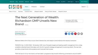 The Next Generation of Wealth: Richardson GMP Unveils New Brand