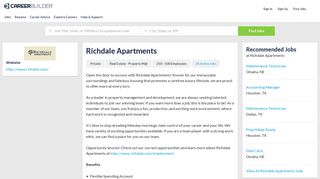 Work at Richdale Apartments | CareerBuilder