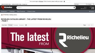 Richelieu Catalog Library - The latest from Richelieu - page 1 ...