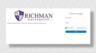 Richman University - RealPage Learning Systems