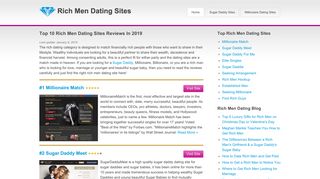 2019 Best Rich Men Dating Sites on the Web