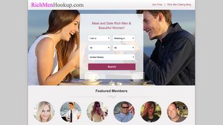 RichMenHookup - The Best Rich Men Dating Site