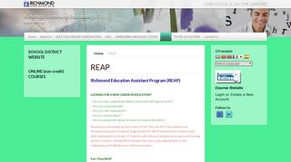 REAP | Richmond Continuing Education