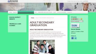 ADULT SECONDARY GRADUATION | Richmond Continuing Education
