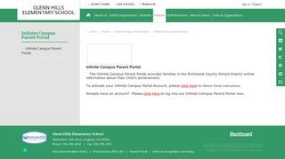 Infinite Campus Parent Portal - Richmond County School System