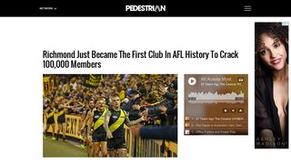 Richmond Just Became The First Club In AFL History To Crack ...