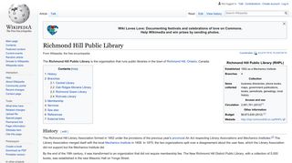 Richmond Hill Public Library - Wikipedia