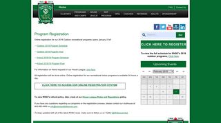 Richmond Hill Soccer Club - Registration