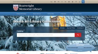 Boatwright Memorial Library - University of Richmond